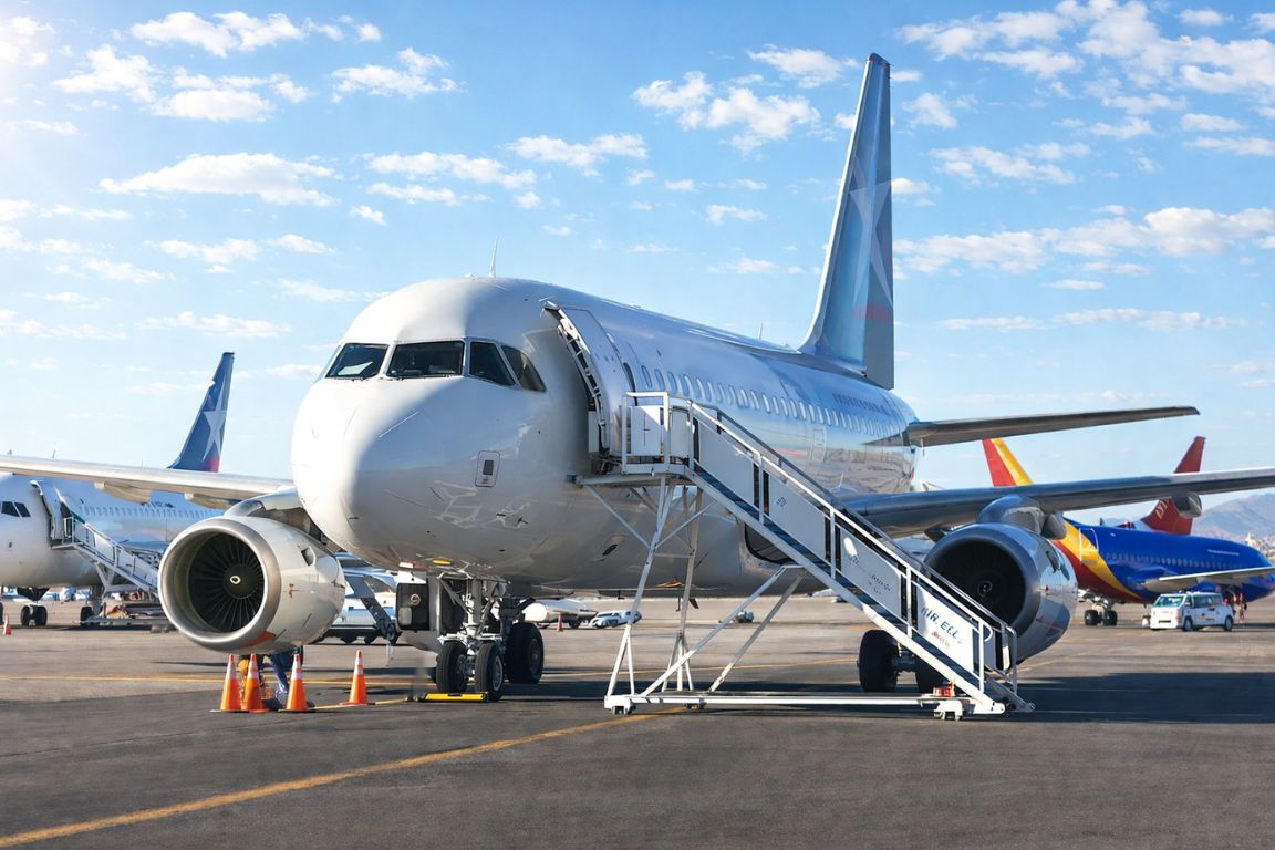 Arrival and departure at El Loa Airport Calama as part of an Atacama Desert tour organized by Atacama Chile Tours